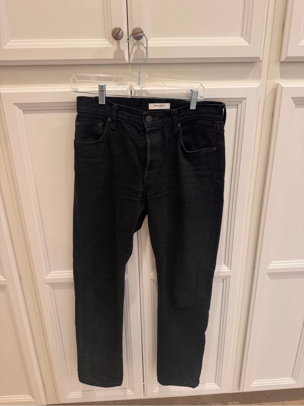 Moussy Black Straight-Leg Women's Jeans